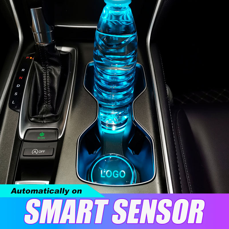 Car Colorful Ambient Light Coaster